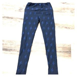 Lightning Bolt workout leggings